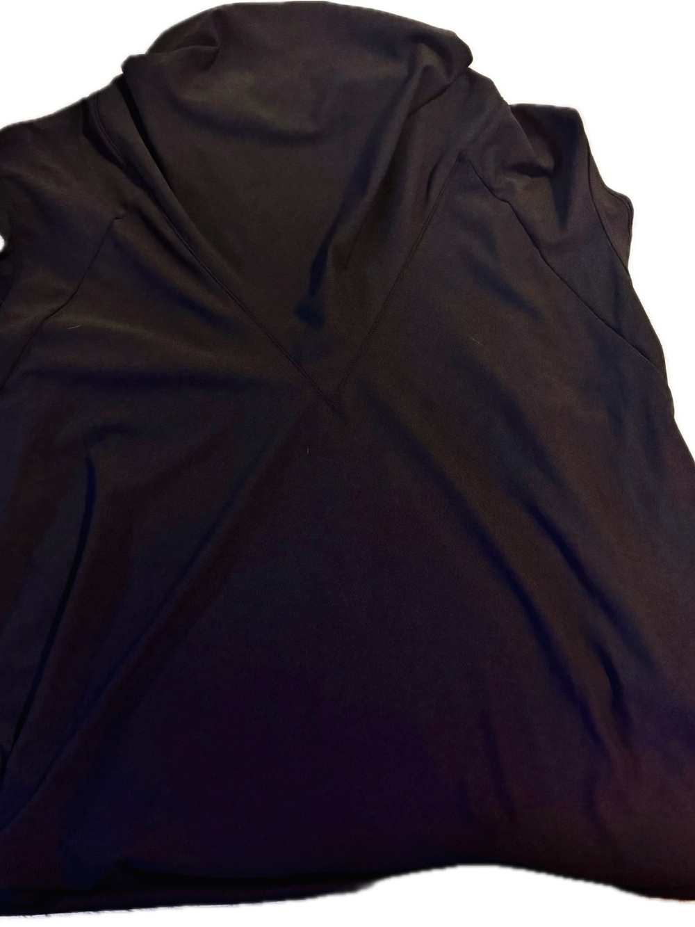 HALARA Black V-Neck Tunic Top